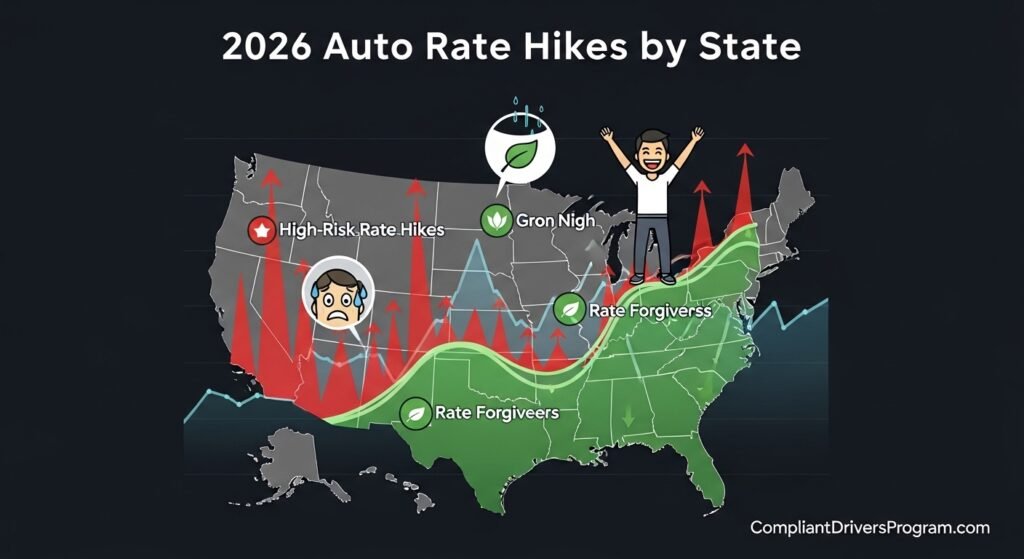 Why need second chance auto insurance high risk rate increases 2026