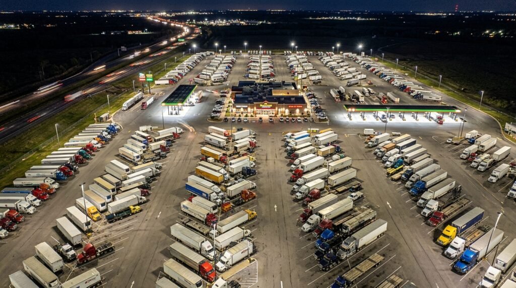 Best trucking apps help drivers find safe parking at truck stops