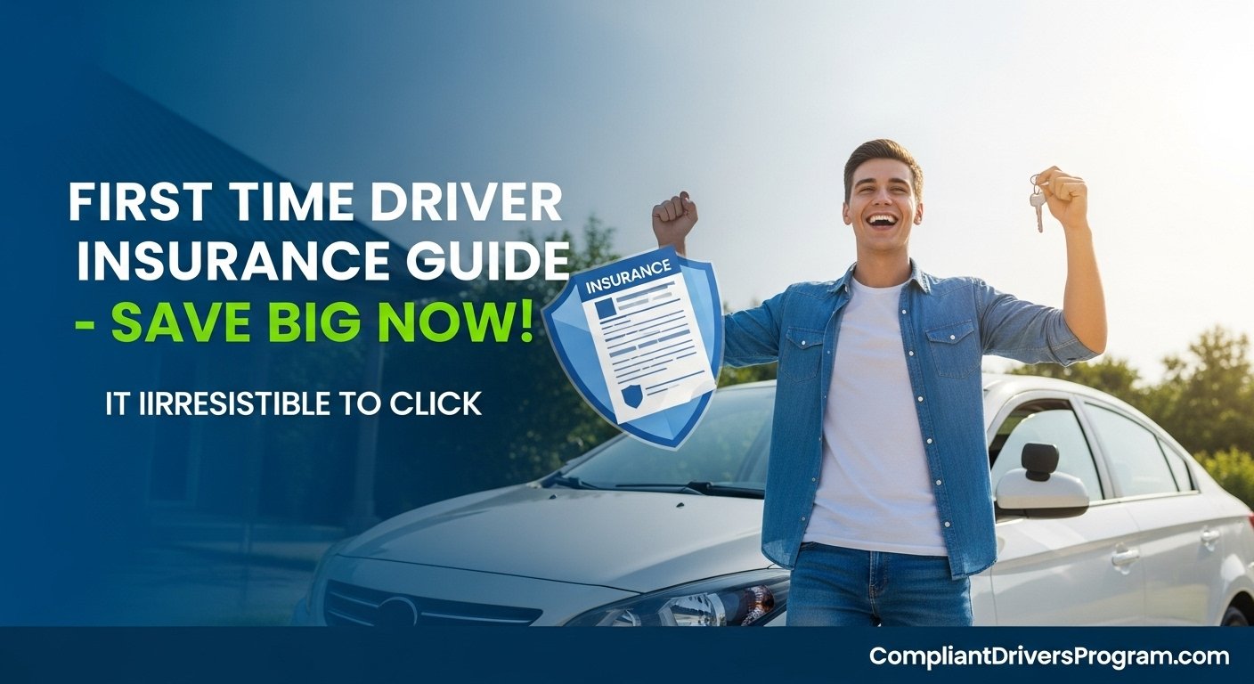Young driver smiling with car keys and first time driver insurance savings