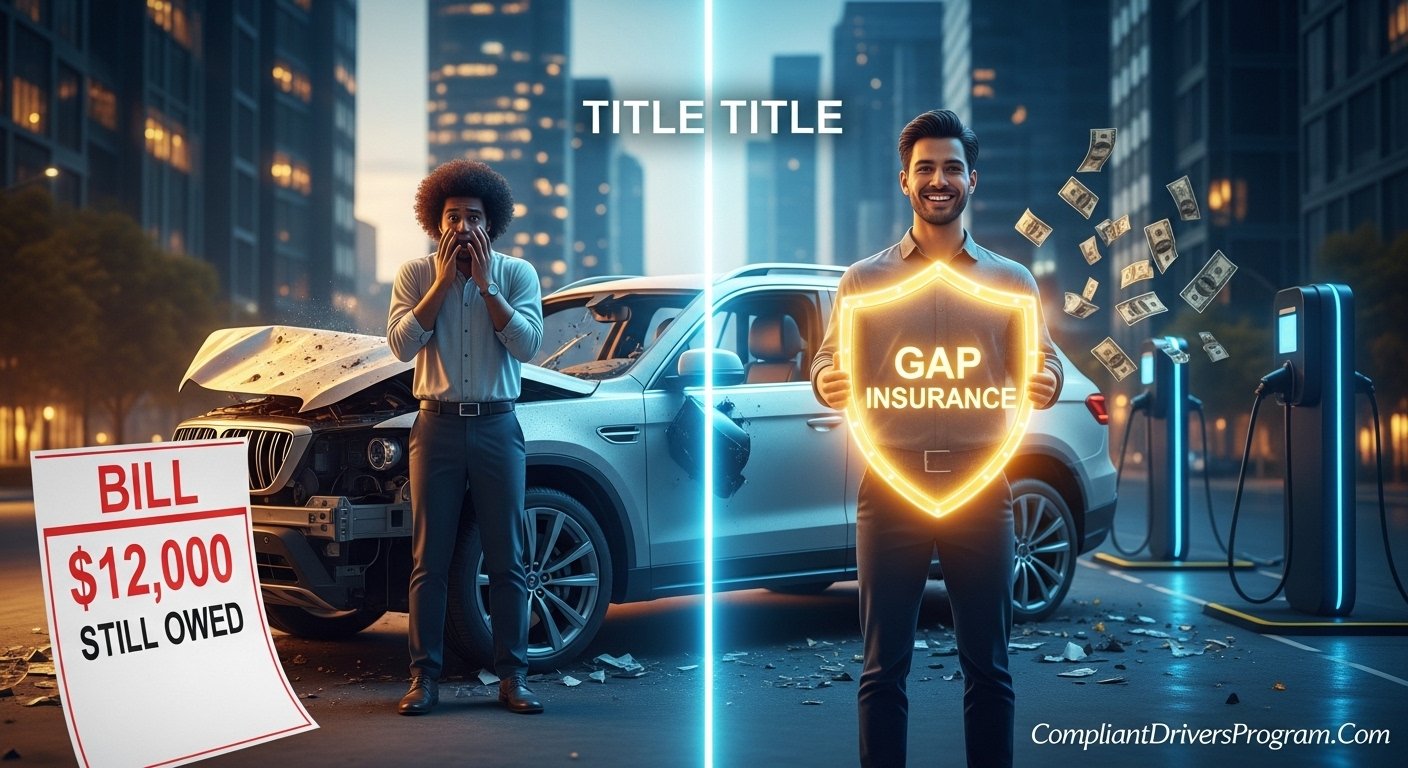 Is gap insurance worth it in 2026 showing car owner protected by gap coverage after total loss accident