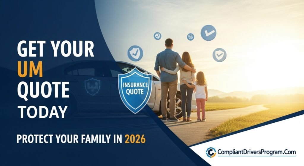 Call to action image encouraging readers to get uninsured motorist coverage quote