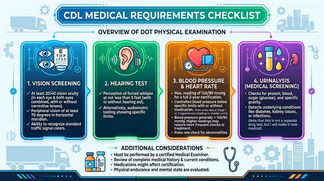 CDL Medical Requirements: Complete Guide for 2026