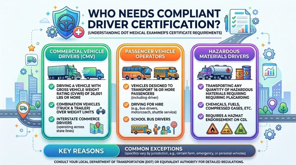Compliant Drivers Program certification requirements for personal and commercial drivers in 2026