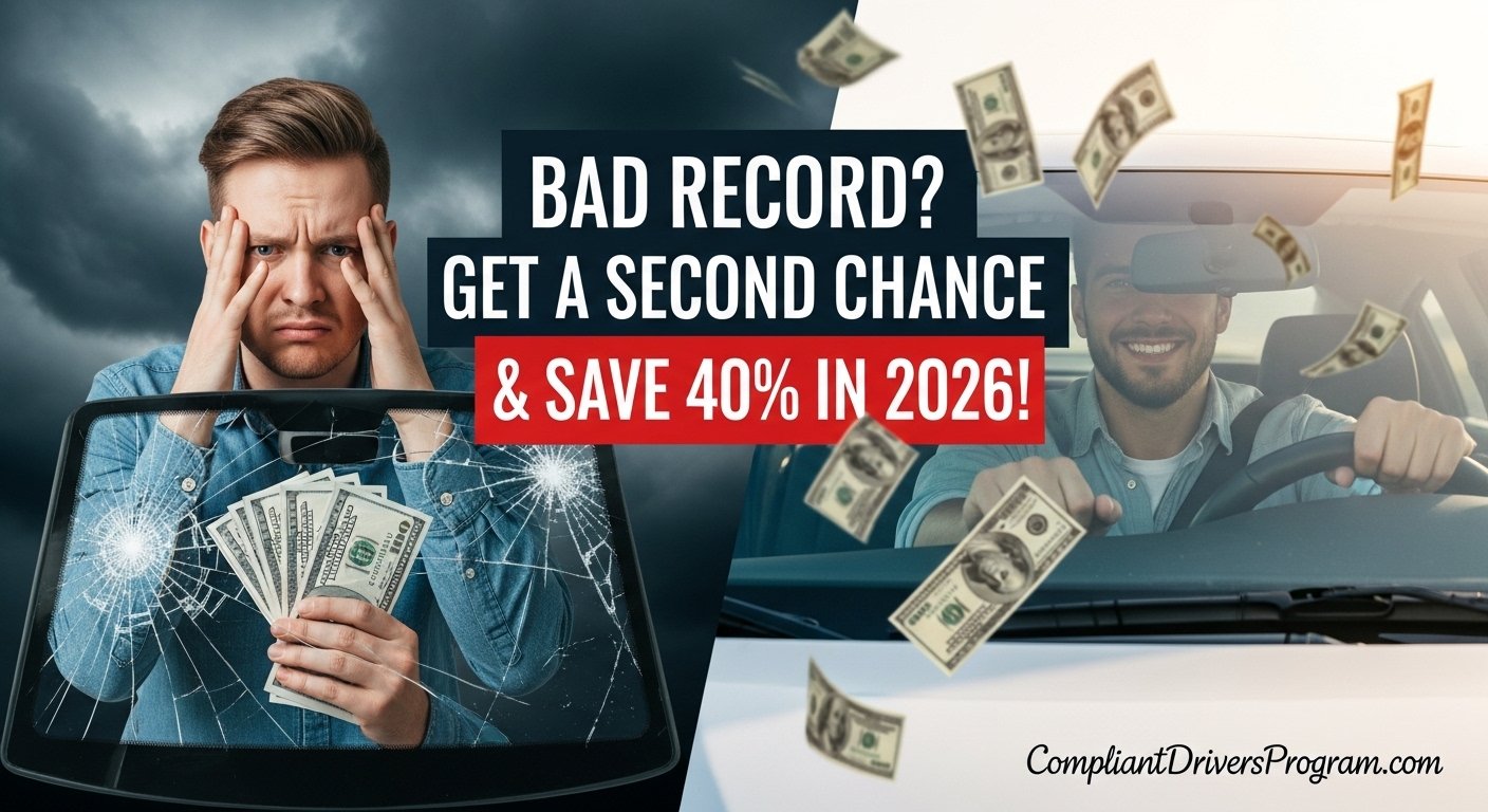 Get second chance auto insurance quotes and forgiveness programs 2026