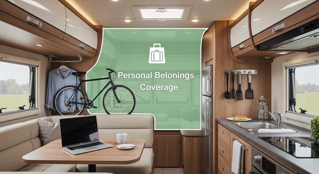 Comprehensive breakdown of RV insurance coverage types and protection areas